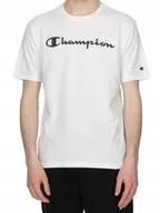 Koszulki męskie - KOSZULKA męska CHAMPION 218531-WW001 biała XXL - miniaturka - grafika 1
