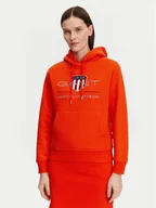 Bluzy damskie - Gant Bluza Archive Shield 4200276 Pomarańczowy Regular Fit - miniaturka - grafika 1