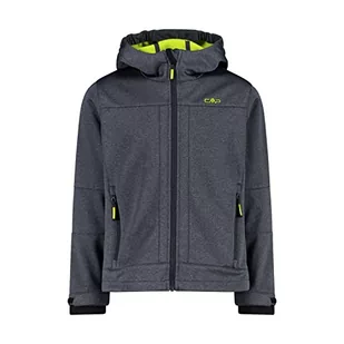 CMP, Kid Jacket Fix Hood, Boy, Titanio Mel., 140 - Kurtki i płaszcze dla chłopców - miniaturka - grafika 1