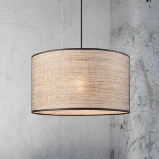 Lamkur Lighting Lampa wisząca Penelope, Ø 35 cm, jasnobrązowa, 1-punktowa - Lampy sufitowe - miniaturka - grafika 1