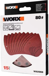 Zestaw papierów ściernych WORX WA2066 - Akcesoria do elektronarzędzi - miniaturka - grafika 1