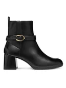 Botki damskie - Geox Botki D Walk Pleasure 55 D46XBA 00043 C9999 Czarny - miniaturka - grafika 1