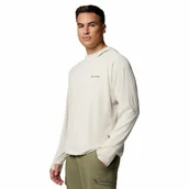 Bluzy męskie - Męska bluza z kapturem Columbia Skien Valley Hoodie dark stone - L - miniaturka - grafika 1