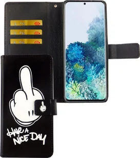 Etui Samsung Galaxy S20 Plus Etui na telefon komórkowy Pokrowiec ochronny Etui z klapką i miejscem na kartę Miłego dnia - Etui i futerały do telefonów - miniaturka - grafika 1