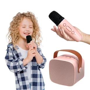 Zestaw Karaoke dla dzieci z mikrofonem - Instrumenty muzyczne dla dzieci - miniaturka - grafika 1