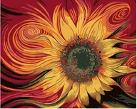 Malowanie po numerach - Malowanie po numerach Słonecznik 40x50cm 1005593 - miniaturka - grafika 1