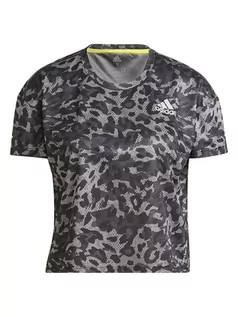 Koszulki sportowe damskie - Adidas Koszulka sportowa "Supernova" w kolorze szarym - grafika 1