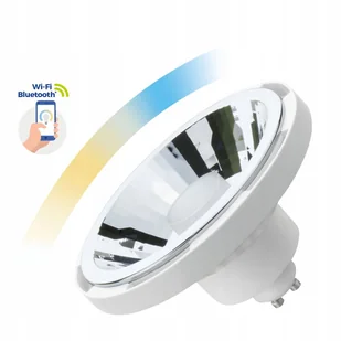 Wojnarowscy LED Ściemniana żarówka AR111 GU10/10W/230V 3000-6500K Wi-Fi Tuya biała - Żarówki LED - miniaturka - grafika 2