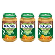 Dania dla dzieci - BoboVita Kaszotto! Kasza bulgur z soczewicą i dynią po 7 miesiącu Zestaw 3 x 190 g - miniaturka - grafika 1