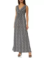 Sukienki - Gina Bacconi Damska sukienka maxi z dżerseju koktajlowego, Beżowy/granatowy, 34 - miniaturka - grafika 1