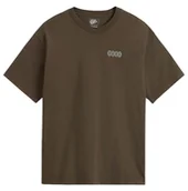 Koszulki męskie - T-shirt Męski VANS Earthbound Loose Fit SS Coal Brown VN000RD6EMP1 XL - miniaturka - grafika 1