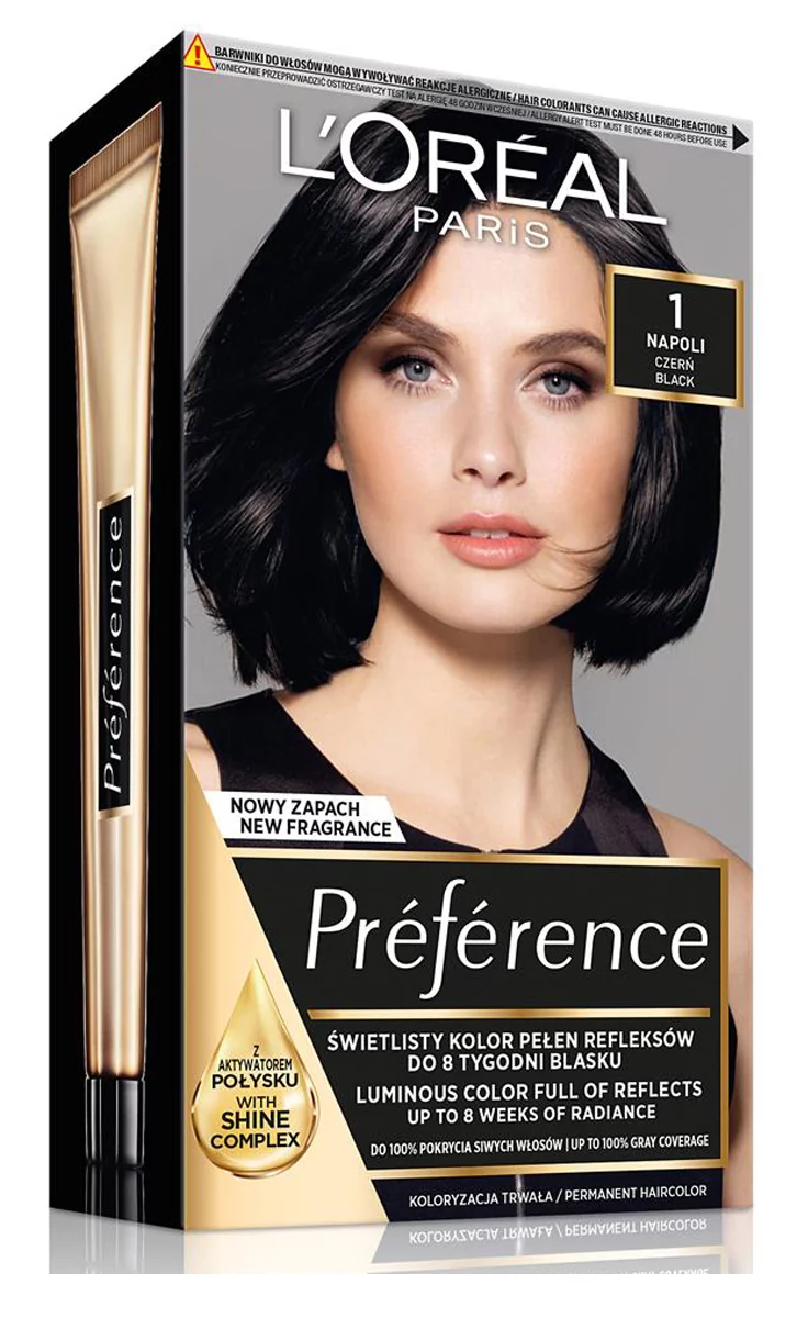 Loreal Preference Farba do włosów 1 Napoli - czerń 1op.