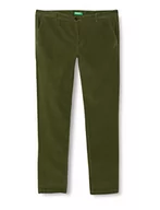 Spodnie męskie - United Colors of Benetton Spodnie męskie, Military Green 13t, 56 - miniaturka - grafika 1