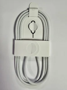 APPLE A2795 MW493ZM/A KABEL W OPLOCIE USB-C DO USB-C 60W 1M BIAŁY BULK Z KLUCZYKIEM SIM - Kable USB - miniaturka - grafika 1