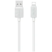 Kable USB - Kabel USB-A - Lightning USAMS KY Series US-SJ689 1 m Biały - miniaturka - grafika 1