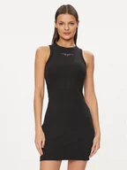 Sukienki - Tommy Jeans Sukienka letnia Lala DW0DW17934 Czarny Slim Fit - miniaturka - grafika 1