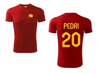 Koszulki sportowe męskie - Treningowa Koszulka HISZPANIA PEDRI 20 - miniaturka - grafika 1