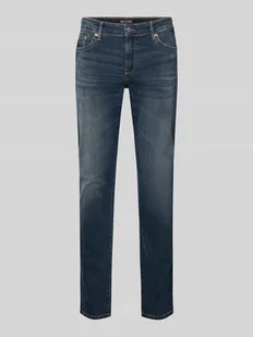 Jeansy o kroju slim fit z mieszanki bawełny model ‘LOOM’ - Spodnie męskie - miniaturka - grafika 1
