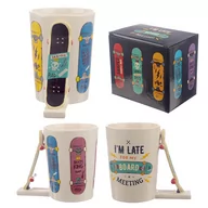 Kubki - Puckator Skateboard uformowany uchwyt filiżanka ceramiczna SMUG159 - miniaturka - grafika 1