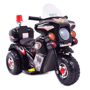 Pierwszy Motor Chopper Na Akumulator Czarny /ll999 - Pojazdy elektryczne dla dzieci - miniaturka - grafika 1
