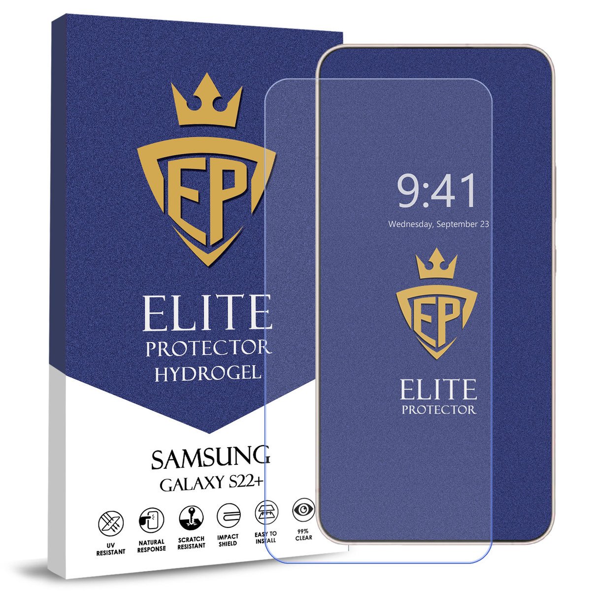 FOLIA 5D CAŁY EKRAN NA TELEFON DO SAMSUNG GALAXY S22+ HYDROŻELOWA ORYGINAŁ