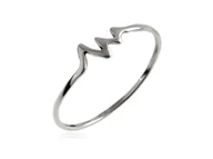 Pierścionki - Pierścionek srebrny Linia życia Cardio p0423 - 14 - miniaturka - grafika 1