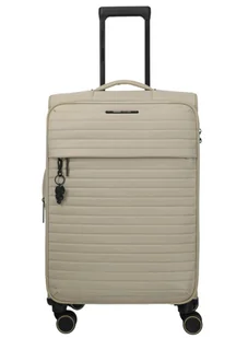 Walizka średnia Travelite Barbara Stepp EXP - satin nude - Walizki - miniaturka - grafika 1
