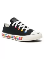 Trampki damskie - Converse Trampki Ctas Ox 170295C Czarny - miniaturka - grafika 1