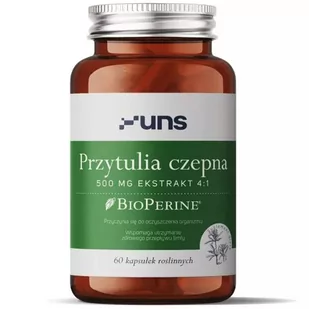 UNS Przytulia Czepna 500mg Ekstrakt 4:1 60vegcaps - Witaminy i minerały dla sportowców - miniaturka - grafika 1
