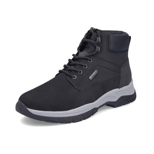 Rieker Męskie buty sznurowane 30241, czarne, 40 EU, czarny, 40 EU