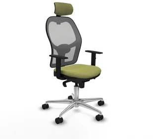 Fotel biurowy, krzesło biurowe Krzesło Biurowe z Zagłówkiem Piqueras y Crespo 1D086N2 Kolor Zielony - Fotele i krzesła biurowe - miniaturka - grafika 1
