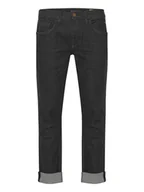Spodnie męskie - Blend Jeansy 20714216 Czarny Regular Fit - miniaturka - grafika 1