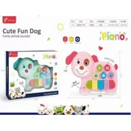 Zabawki interaktywne dla dzieci - Pianino piesek MIX Maksik - miniaturka - grafika 1