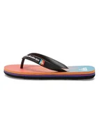 Sandały męskie - Quiksilver Molokai Art II Youth sandały męskie, Blue Blue Blue Orange, 34 - miniaturka - grafika 1