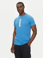 Koszulki męskie - Alpha Industries T-Shirt Puff Print 146509 Niebieski Regular Fit - miniaturka - grafika 1