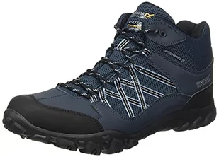 Regatta Męskie buty trekkingowe Edgepoint Mid Wp, Brunswick Black - 38.5 EU - Buty trekkingowe męskie - miniaturka - grafika 1