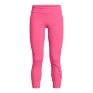 Legginsy - Dziewczęce legginsy treningowe Under Armour G Motion Branded Ankle Leg - różowe - miniaturka - grafika 1