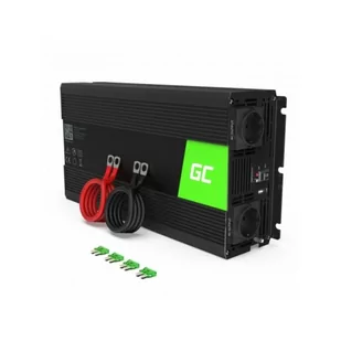 GREEN CELL PRZETWORNICA INV21 24V-230V 3000W/6000W CZYSTA SINUSOIDA - Przetwornice samochodowe - miniaturka - grafika 1