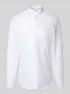 Koszule męskie - Koszula biznesowa o kroju Super Slim Fit z kołnierzykiem typu kent - miniaturka - grafika 1