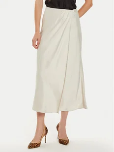 Guess Spódnica midi Anastasia W4BD56 WGIG2 Écru Regular Fit - Spódnice - miniaturka - grafika 1