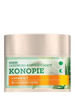 Herbal Care Krem odżywczo-rozświetlający do cery bardzo suchej Konopie z witaminą C 50ml - Kremy do twarzy - miniaturka - grafika 1