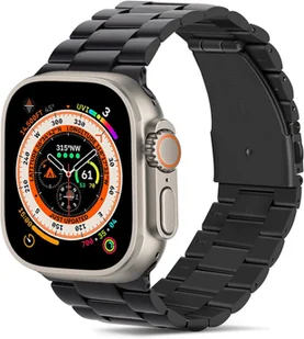 BRANSOLETA DO ZEGARKA APPLE WATCH ULTRA/ULTRA 2 49mm CZARNA STAL+ETUI - Akcesoria do smartwatchy - miniaturka - grafika 1