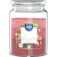 Świece - DUŻA Świeca zapachowa w słoiku BISPOL 100H SOCZYSTE OWOCE - miniaturka - grafika 1