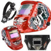 Akcesoria spawalnicze - Red Technic Automatyczny zaciemniający filtr spawalniczy RED TECHNIC RTAPS0061 - miniaturka - grafika 1