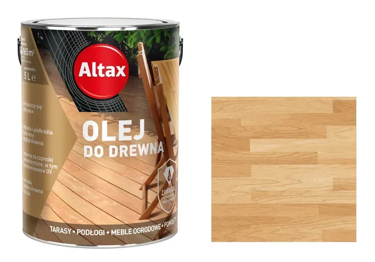 Altax Olej Do Drewna - Tarasów - 5l - Bezbarwny