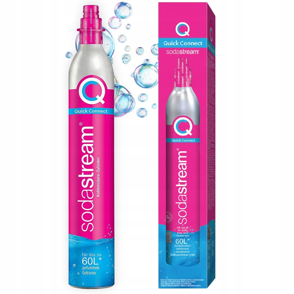 CYLINDER Z GAZEM SODASTREAM CO2 BUTLA NABÓJ DO SATURATORA 425g GAZ