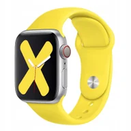 Akcesoria do smartwatchy - PASEK do Zegarka APPLE WATCH GUMOWY 38/40/41mm ŻÓŁTY - miniaturka - grafika 1