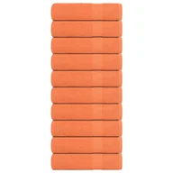 Ręczniki - vidaXL Ręczniki kąpielowe, 10 szt., pomarańczowe, 70x140 cm, bawełna - miniaturka - grafika 1