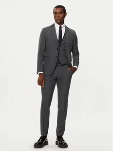 KARL LAGERFELD Garnitur 115244 544008 Szary Slim Fit - Garnitury - miniaturka - grafika 1