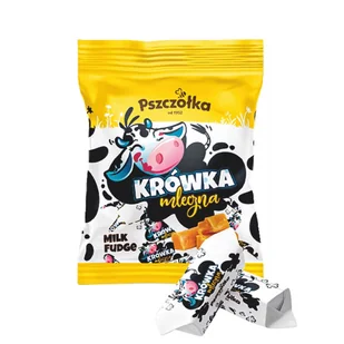 Cukierki Krówki o Smaku Mlecznym Pszczółka 200 g - Cukierki - miniaturka - grafika 1
